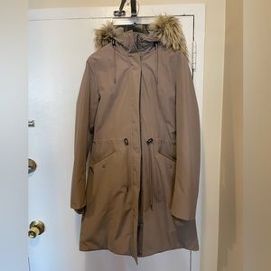 Aritzia Wilfred North Star parka (sz M) in taupe